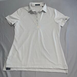 Turtleson Striped Polo Shirt Women’s Size S